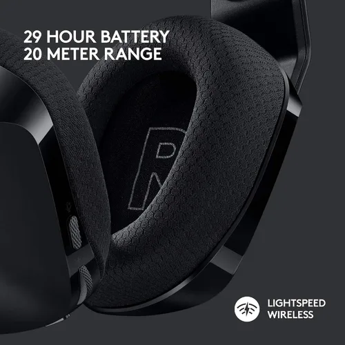 Vista 3 de Logitech G 733 Lightspeed - Auriculares inalámbricos para juegos con diadema de suspensión LIGHTTSYNC RGB tecnología de micrófono VOCE azul