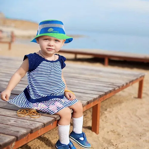 Vista 6 de Gcepls Sombrero plegable transpirable con protección solar para niños y niñas gorra de verano para la playa al aire libre