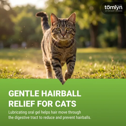 Vista 2 de Tomlyn Laxatone Gel de Remedio para Bolas de Pelo con Sabor a Hierba Gatera para Gatos, 4.25oz