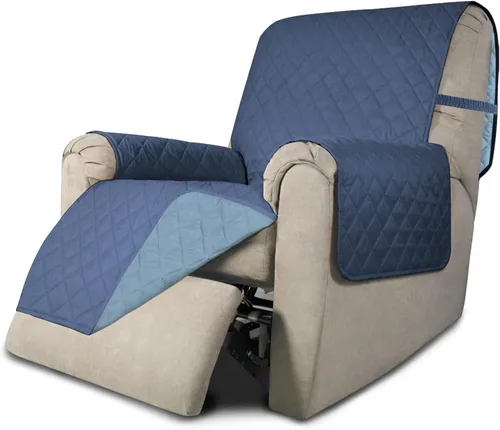 Vista 248 de Easy-Going - Funda reversible para sofá, resistente al agua, con varillas de espuma y correas elásticas, protector de muebles para mascotas y perros