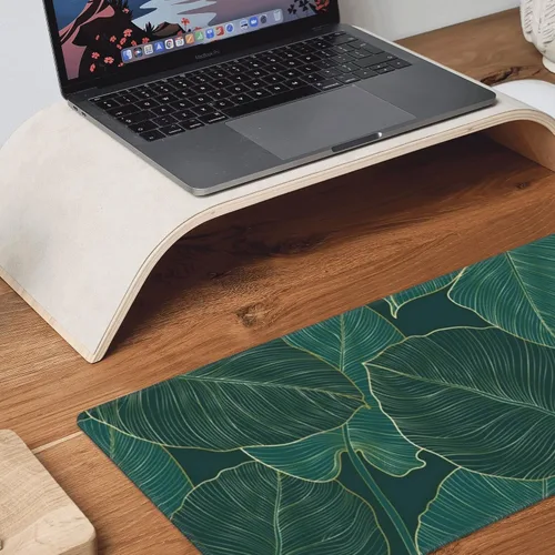 Vista 8 de Alfombrilla de mouse grande para juegos, extendida, grande, XL, para teclado, laptop, computadora, escritorio, con base antideslizante, borde cosido