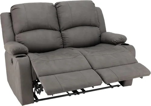 Vista 3 de Camper Comfort Asientos reclinables de pared de 58 pulgadas Sofá reclinable doble Sofá RV Asientos de teatro Muebles
