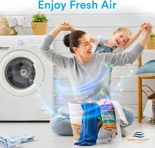 Vista 3 de Filtro de repuesto para secadora - Compatible con sistemas de ventilación de secadora Better Vent para interiores - Filtros de secadora