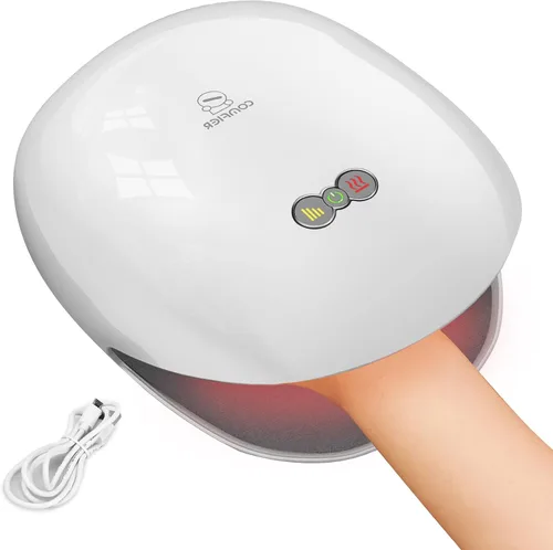 Vista 10 de COMFIER OMFIER - Regalos para el Día de la Madre para mujeres, mamá, masajeador eléctrico de manos más grande actualizado con calor y compresión