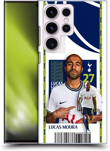 Vista 10 de Head Case Designs Officially Licensed Tottenham Hotspur F.C. Cristian Romero 2022/23 First Team Hard Back Case Compatible with Samsung Galaxy S23
