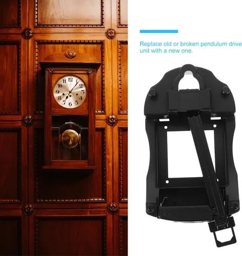 Vista 7 de DOITOOL Reloj de péndulo de repuesto de unidad de transmisión de reloj de cuarzo con péndulo oscilante para relojes de pared y abuelo, reparación