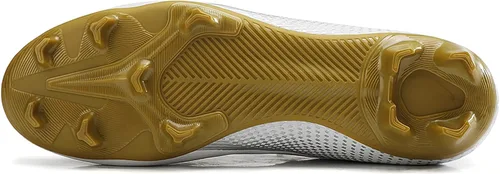 Vista 6 de rosyclo Zapatos de fútbol para hombres y mujeres, tacos de fútbol de césped para niños y jóvenes, tenis de fútbol FgAg de caña baja para unisex