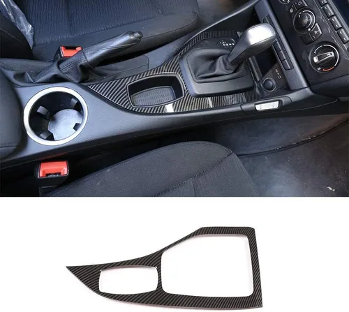 Vista 9 de YIWANG Cubierta de panel de decoración de palanca de cambios de consola central de ABS cromada para BMW X1 E84 2013-2015 Accesorios para automóvil