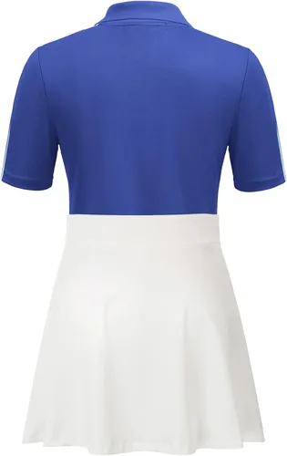 Vista 4 de JACK SMITH Conjunto de camisa de golf para mujer, 2 piezas, sin mangas, plisada, de secado rápido, con bolsillos, para atletismo, S-XXL