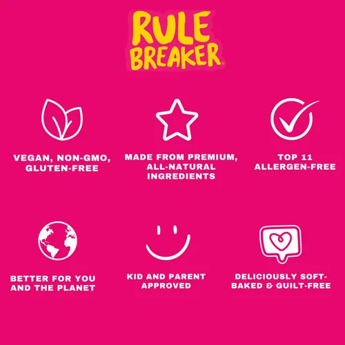 Vista 8 de Rule Breaker - Snacks veganos libres de gluten, sin nueces, hipoalergénicas y kosher