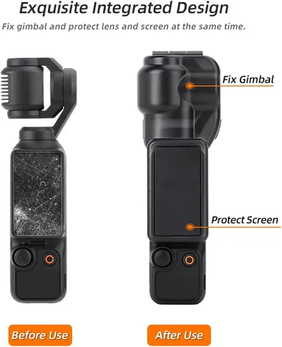 Vista 3 de Protector de lente para DJI Osmo Pocket 3, protector de pantalla de lente para Osmo Pocket3 Accesorios
