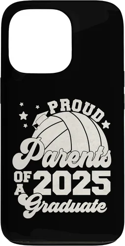 Vista 10 de iPhone 16 Parents of a 2025 Graduate Senior Graduation Volleyball Case