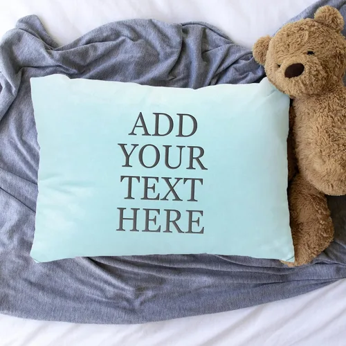 Vista 7 de Fundas de almohada personalizadas para niños pequeños de 13 x 18 pulgadas, funda de almohada de microfibra cepillada súper suave y acogedora