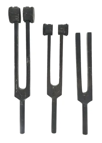 Vista 6 de SURGICAL ONLINE Edición limitada - Tactical Black - Juego de 3 diapasones sensoriales de aluminio C 128 256 512