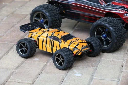 Vista 4 de SummitLink Reemplazo de estilo tigre de cuerpo personalizado compatible para automóvil o camión RC escala 1/16 (camión no incluido) ERMN-T-03