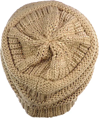 Vista 251 de C.C Trendy Warm Chunky Soft Stretch Cable Knit Beanie