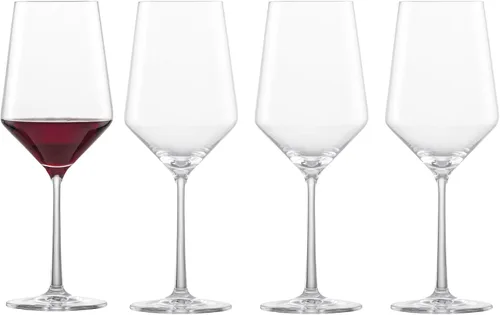 Vista 7 de ZWIESEL GLAS Juego de copas de vino tinto Burdeos pura (juego de 2), copas de Burdeos para vino tinto, copas de cristal Tritan aptas