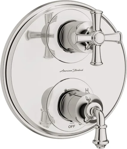 Vista 7 de American Standard TU052740.295 Delancey - Desviador de ducha integrado con 2 manijas solamente, níquel cepillado cepillado níquel