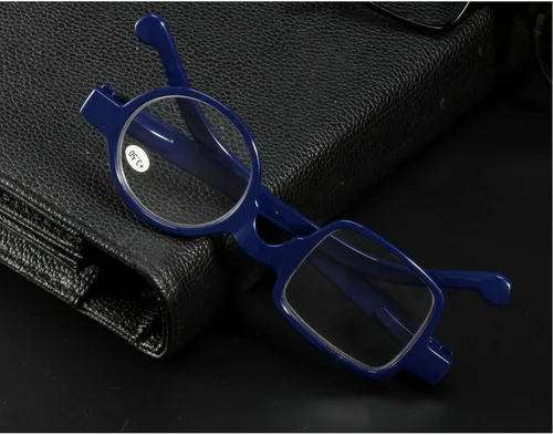 Vista 3 de Readers - Paquete de 3 lentes de lectura redondos cuadrados de resina con marco irregular de calidad para hombres y mujeres