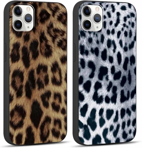 Vista 10 de Paquete de 2 fundas de teléfono con bonito estampado de guepardo para iPhone 7/8/SE 2020 / SE 2022 de 4.7 pulgadas, diseño de leopardo de lujo