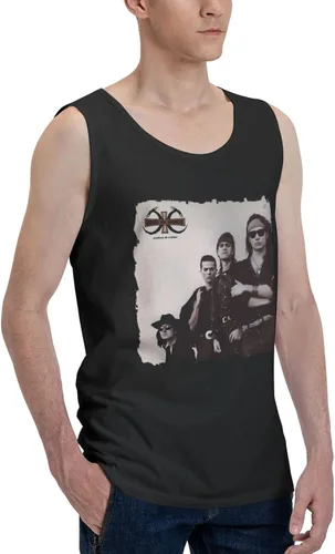 Vista 2 de Heroes Del Silencio Senderos De Traicion Tank Tops Hombre Verano Algodón Comodidad Cuello Redondo Camiseta Sin Mangas