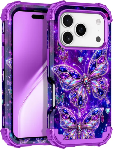 Vista 48 de Rancase Funda para iPhone 11, tres capas de alta resistencia a prueba de golpes, protección de plástico duro + funda protectora de goma de silicona