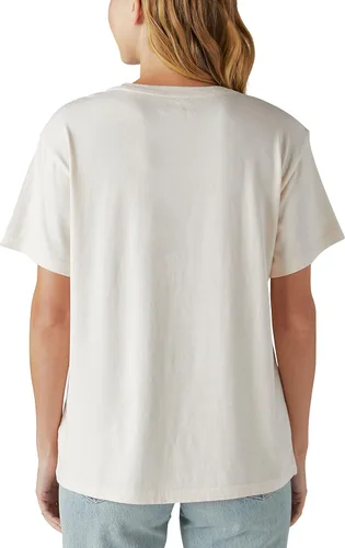 Vista 3 de Lucky Brand Camiseta Corvette Scenic Boyfriend para mujer