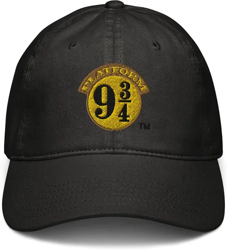 Vista 2 de Harry Potter Gorra de béisbol ajustable con logotipo simple de plataforma 9 y 34