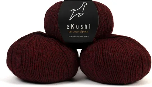 Vista 122 de 100% Hilo de Alpaca Baby para Tejer y Ganchillo - 1 Cono de Hilo Premium DK - Ligero, Hipoalergénico y Térmico Hecho en Perú - Ideal para Proyectos