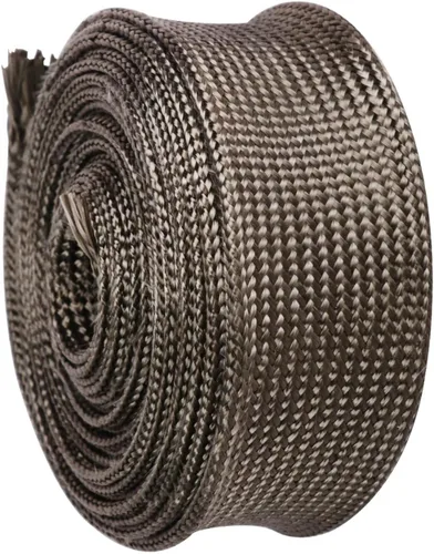Vista 10 de Funda de protección térmica de alta temperatura – Línea de combustible para motor de automóvil, manguera de protección térmica, protector de cable