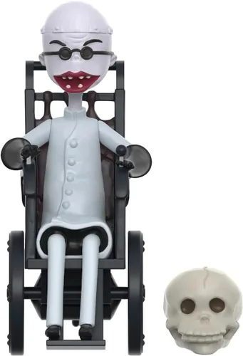 Vista 2 de Super7 Tim Burton's The Nightmare Before Christmas Dr. Finkelstein - Figura de acción de Disney de 3.75 pulgadas con accesorio, coleccionables