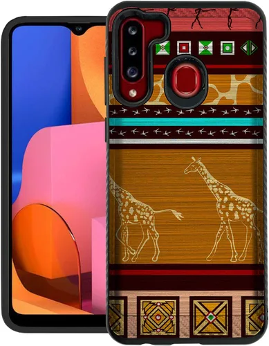 Vista 13 de CasesOnDeck - Carcasa resistente compatible con Samsung Galaxy A21 y A21 (armadura cepillada)