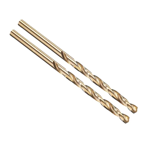 Vista 321 de PATIKIL Broca Jobber de 0.039 in, vástago recto M35 cobalto 5% acero de alta velocidad 135° acabado dorado para metal duro de acero inoxidable - 2