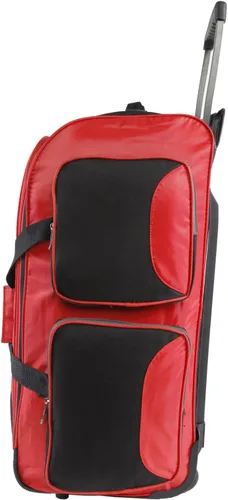 Vista 13 de Fila Bolsa de lona ligera con ruedas de 26 pulgadas, Rojo -, Bolsa de lona ligera con ruedas de 26
