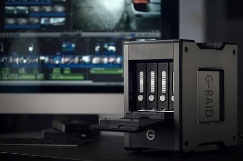 Vista 3 de SanDisk Professional 24TB G-RAID Shuttle 4 - Disco duro externo de 4 bahías