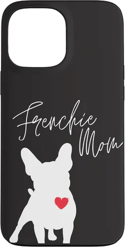 Vista 24 de Frenchie Mom French Bulldog Black Case for iPhone 17