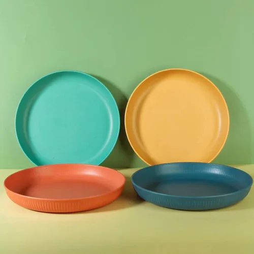 Vista 9 de LRUUIDDE Tazones Irrompibles para Cereales de 24 oz - Juego de Tazones Ligeros Reutilizables de Fibra de Paja de Trigo - Seguros para Lavavajillas