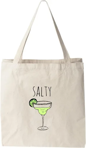 Vista 22 de Moonlight Makers 100% Cotton Canvas, Natural Tote Bag, Full-Color Tote, Funny Design - Beverage
