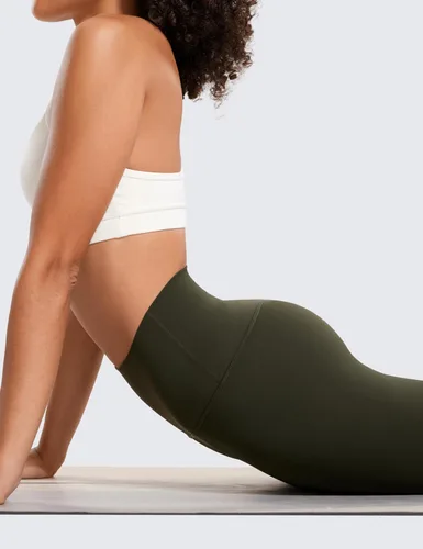 Vista 9 de CRZ YOGA - Butterluxe Leggings de cintura alta para mujer, leggings de entrenamiento, pantalones extrasuaves para hacer yoga o descansar, 28 pulgadas
