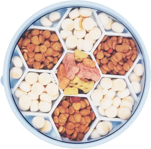 Vista 5 de Mr. Peanut's Cuenco interactivo para perros de alimentación lenta, divertido y saludable para detener la hinchazón (pequeño)