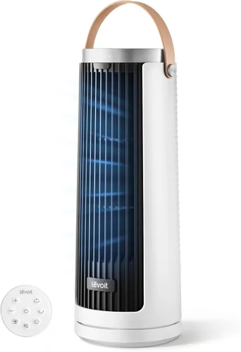 Vista 9 de Levoit Ventilador de torre para dormitorio, ventiladores de 28 pies/s que