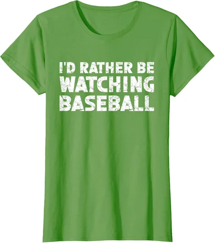 Vista 3 de Camiseta de béisbol I'd Rather Be Watching