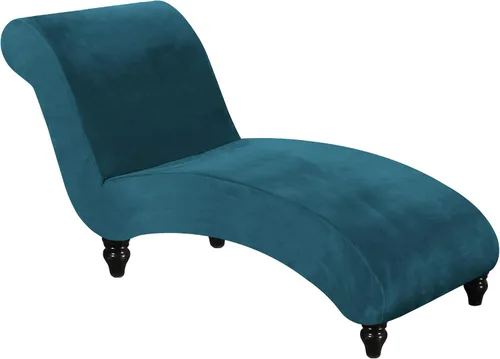 Vista 12 de FantasDecor Fundas de terciopelo de lujo para sala de estar, funda elástica para tumbona, ultra suave, lavable a máquina, color negro