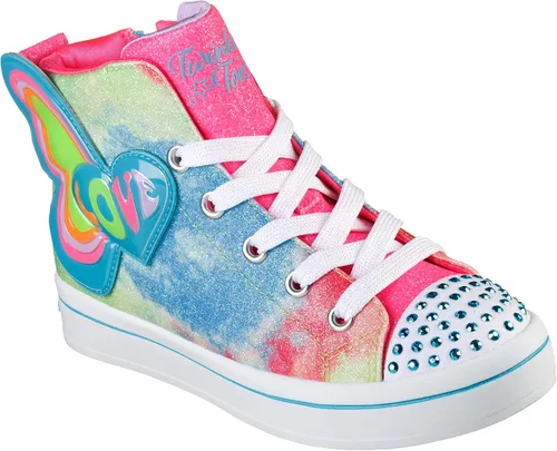 Vista 5 de Skechers Tenis unisex Twinkle Toes TWI-Lites 2.0-Butterfly Love Nitrate para niños