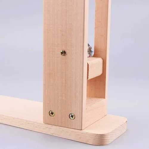 Vista 9 de Poni de costura de cuero, mesa de madera escritorio pony caballo abrazadera para bricolaje cuero