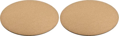 Vista 7 de MECCANIXITY Tapete redondo de corcho para plantas de 10 pulgadas, de plástico, absorbente, impermeable, para maceta de jardín