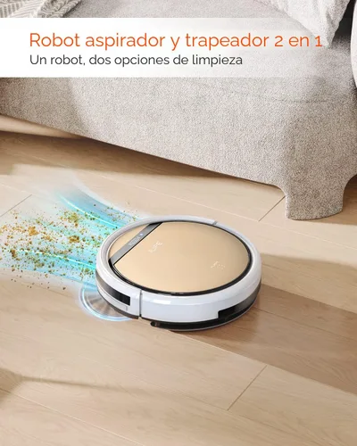 Vista 5 de ILIFE V5s Plus - Robot aspirador y trapeador combinado con Wi-Fi/App/Alexa, aspiradora robótica automática de carga automática, delgada