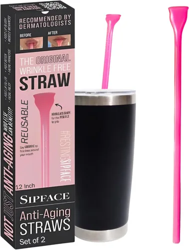 Vista 8 de Pajitas de 12 pulgadas (2 piezas) – Pajitas reutilizables para bebidas frías y calientes Apto para lavavajillas popote portátil para viaje