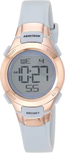 Vista 37 de Armitron Sport 45/7012 - Reloj cronógrafo digital para mujer con correa de resina