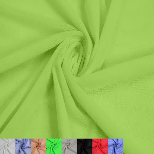 Vista 6 de The Yard - Tela de malla de encaje de poliéster y elastano de 60 pulgadas de ancho, (3.53 oz/m²), ligera, elástica en 4 direcciones, transpirable